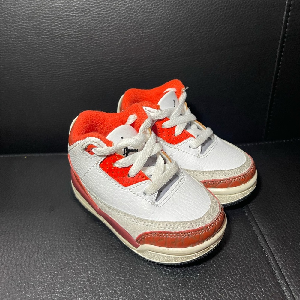 **Jordan 3 Reimagined White Cement (Size 4C) - Toddler Edition** - Picture 5 of 9